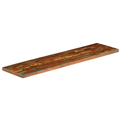 Table Top 100x40x3.8 cm Rectangular Solid Wood Reclaimed
