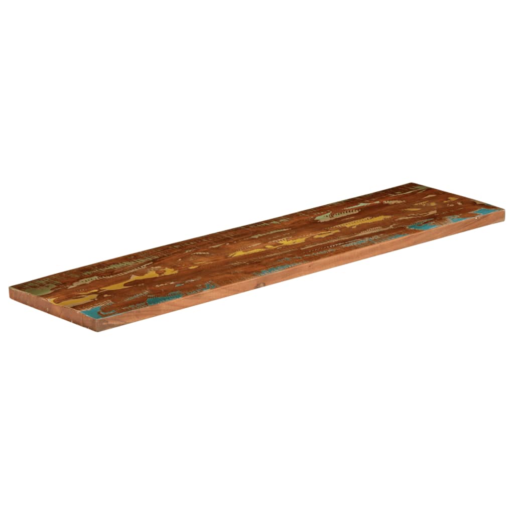 Table Top 120x40x3.8 cm Rectangular Solid Wood Reclaimed