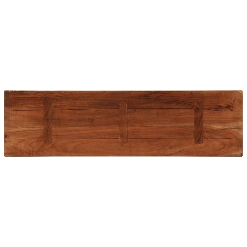 Table Top 120x40x3.8 cm Rectangular Solid Wood Reclaimed