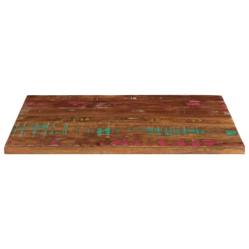 Table Top 90x50x3.8 cm Rectangular Solid Wood Reclaimed