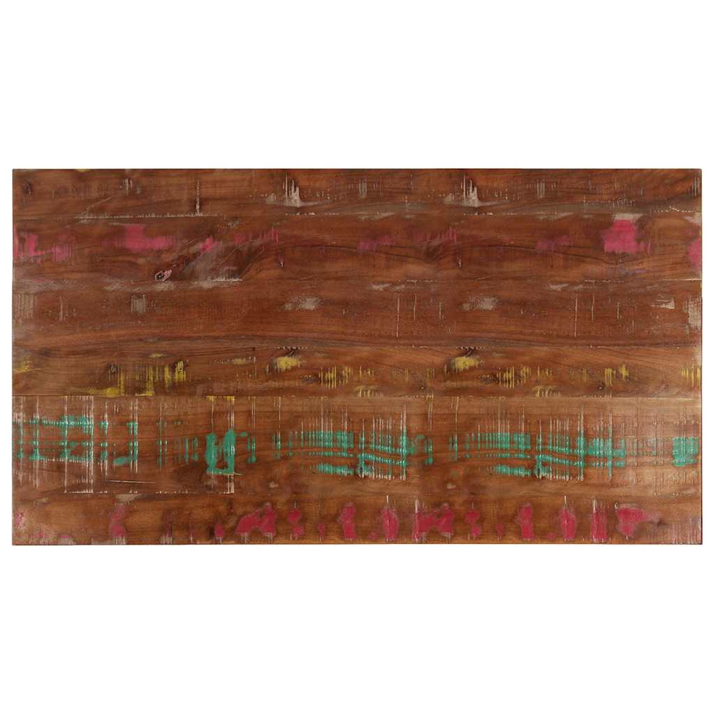 Table Top 100x60x3.8 cm Rectangular Solid Wood Reclaimed
