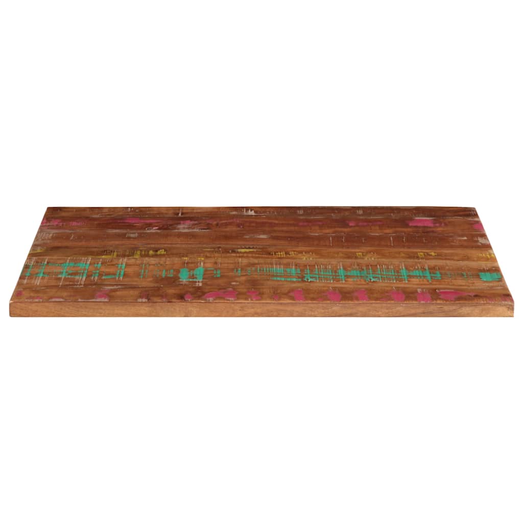 Table Top 100x60x3.8 cm Rectangular Solid Wood Reclaimed