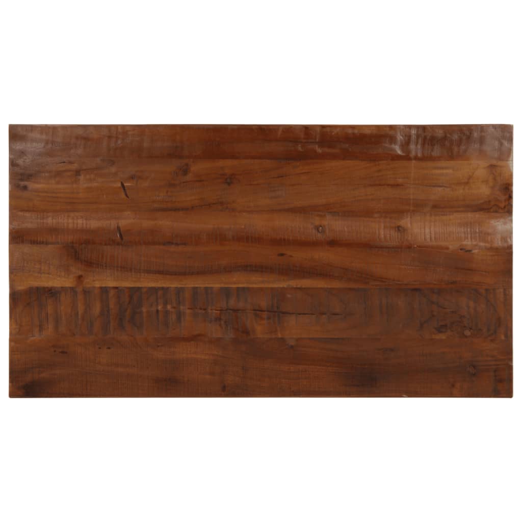 Table Top 110x50x2.5 cm Rectangular Solid Wood Reclaimed