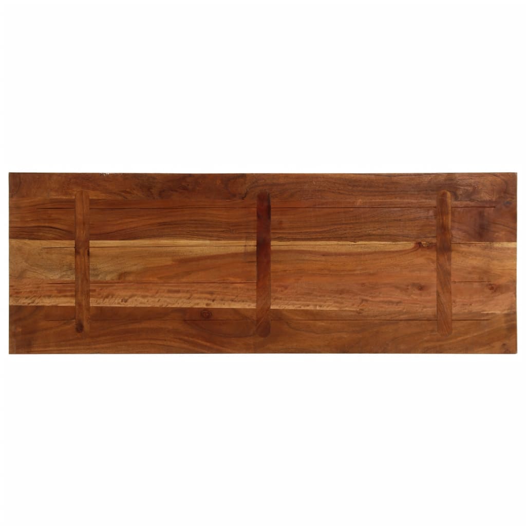 Table Top 140x50x2.5 cm Rectangular Solid Wood Reclaimed