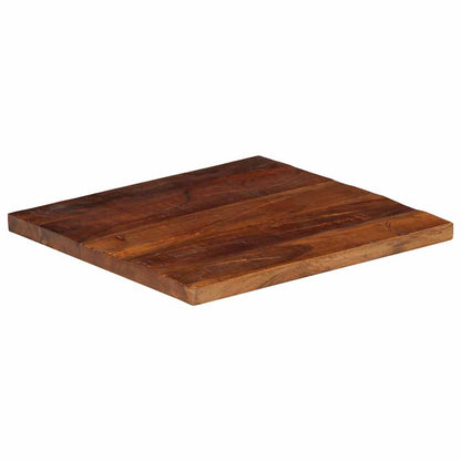 Table Top 60x60x2.5 cm Square Solid Wood Reclaimed