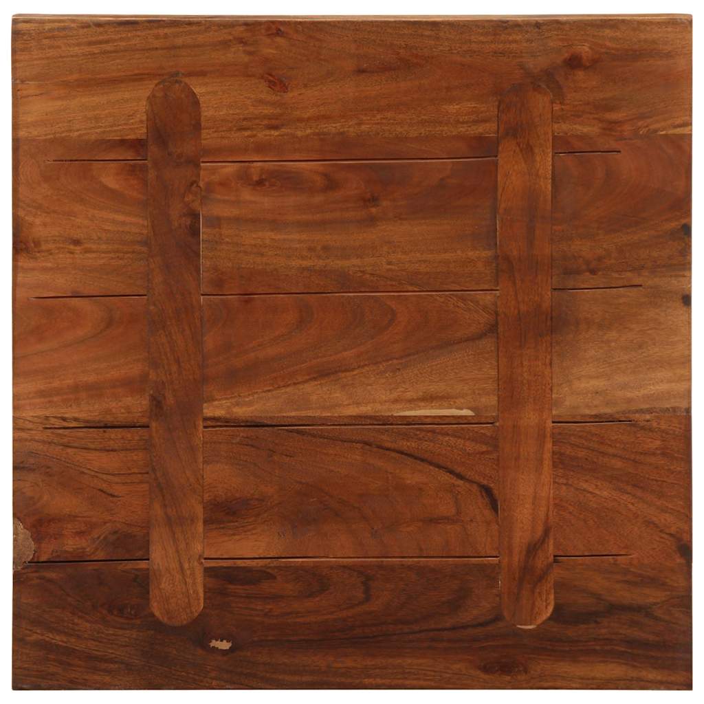 Table Top 60x60x2.5 cm Square Solid Wood Reclaimed