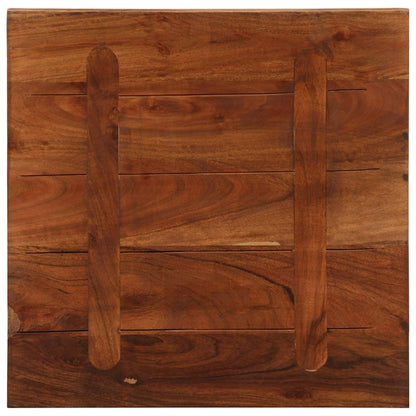 Table Top 60x60x2.5 cm Square Solid Wood Reclaimed