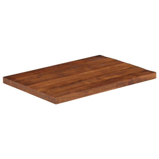 Table Top 90x60x2.5 cm Rectangular Solid Wood Reclaimed