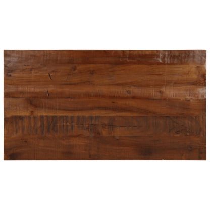 Table Top 110x60x2.5 cm Rectangular Solid Wood Reclaimed