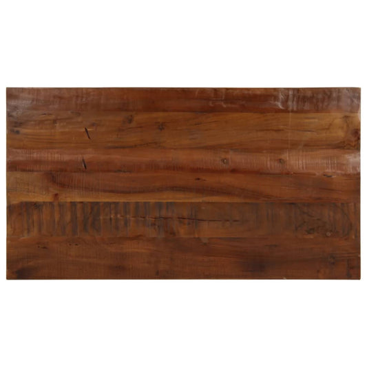 Table Top 120x60x2.5 cm Rectangular Solid Wood Reclaimed