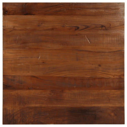Table Top 90x90x2.5 cm Square Solid Wood Reclaimed