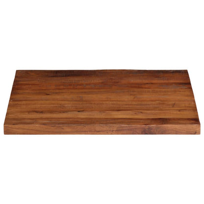Table Top 90x90x2.5 cm Square Solid Wood Reclaimed
