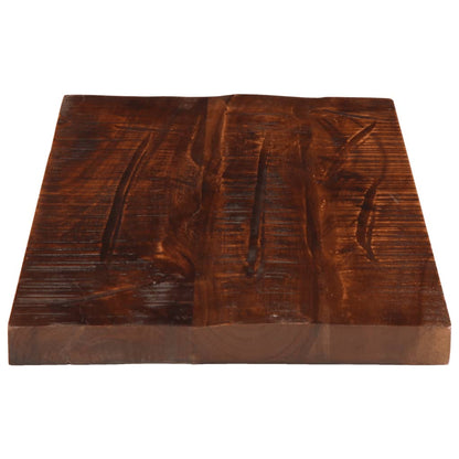Table Top 40x20x3.8 cm Rectangular Solid Wood Reclaimed