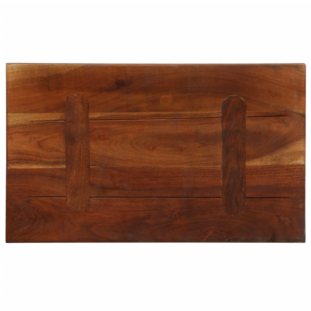 Table Top 60x20x3.8 cm Rectangular Solid Wood Reclaimed