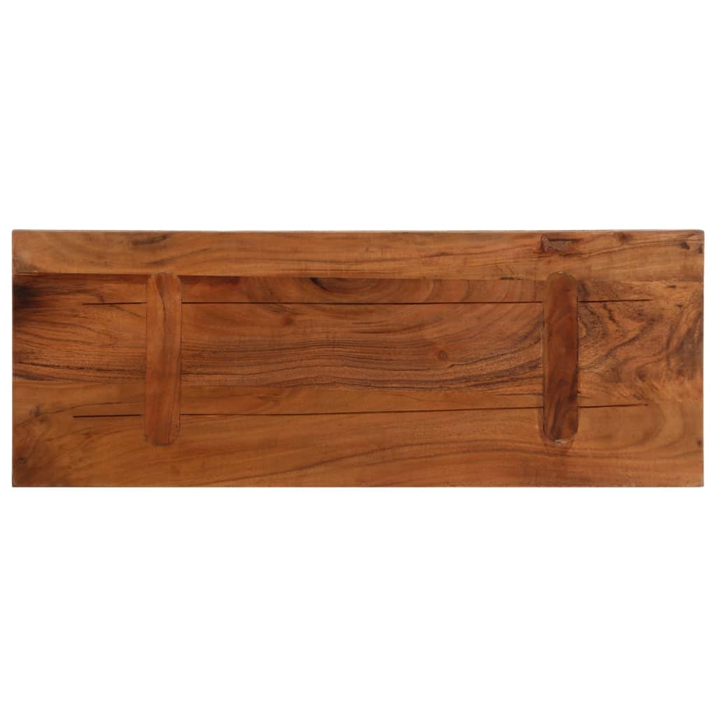 Table Top 70x20x3.8 cm Rectangular Solid Wood Reclaimed