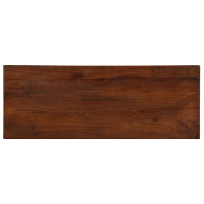 Table Top 90x20x3.8 cm Rectangular Solid Wood Reclaimed