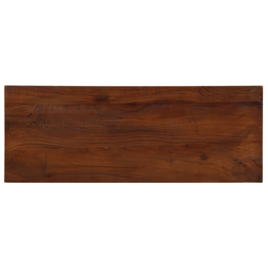 Table Top 70x30x3.8 cm Rectangular Solid Wood Reclaimed