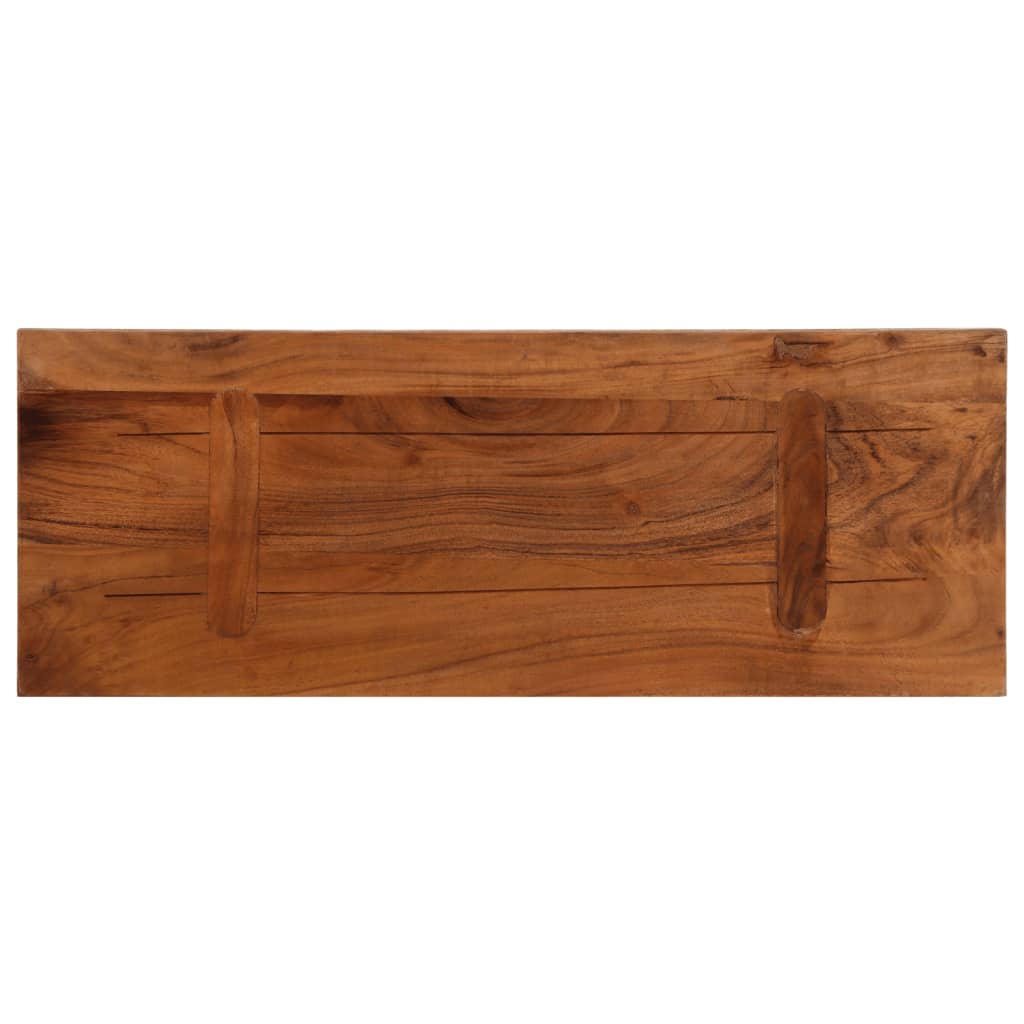 Table Top 70x30x3.8 cm Rectangular Solid Wood Reclaimed