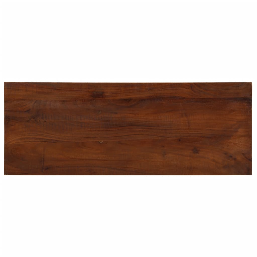 Table Top 90x30x3.8 cm Rectangular Solid Wood Reclaimed