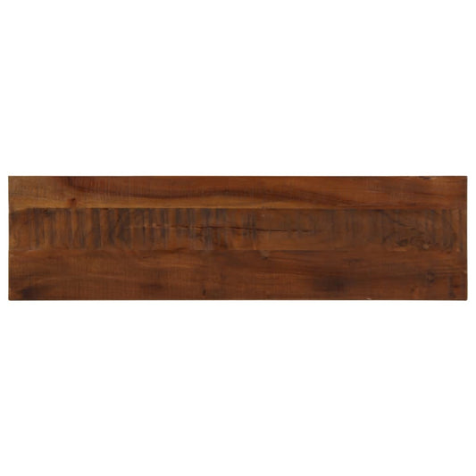 Table Top 120x30x3,8 cm Rectangular Solid Wood Reclaimed