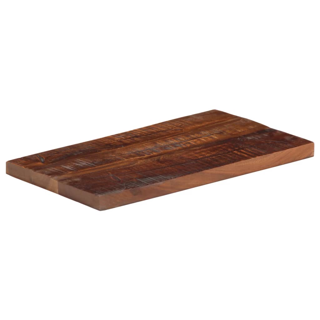 Table Top 50x40x3.8 cm Rectangular Solid Wood Reclaimed
