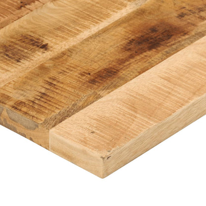 Table Top 80x50x2.5 cm Rectangular Solid Wood Rough Mango