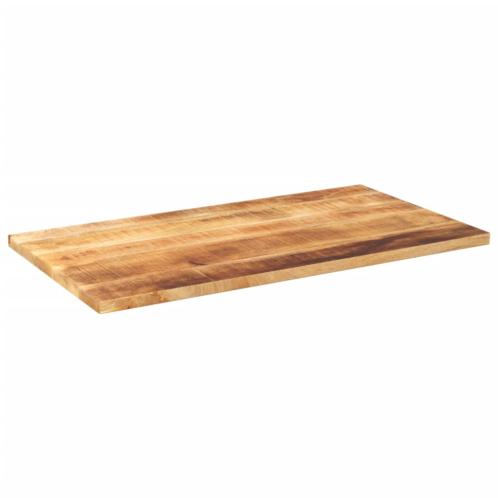 Table Top 110x50x2.5 cm Rectangular Solid Wood Rough Mango