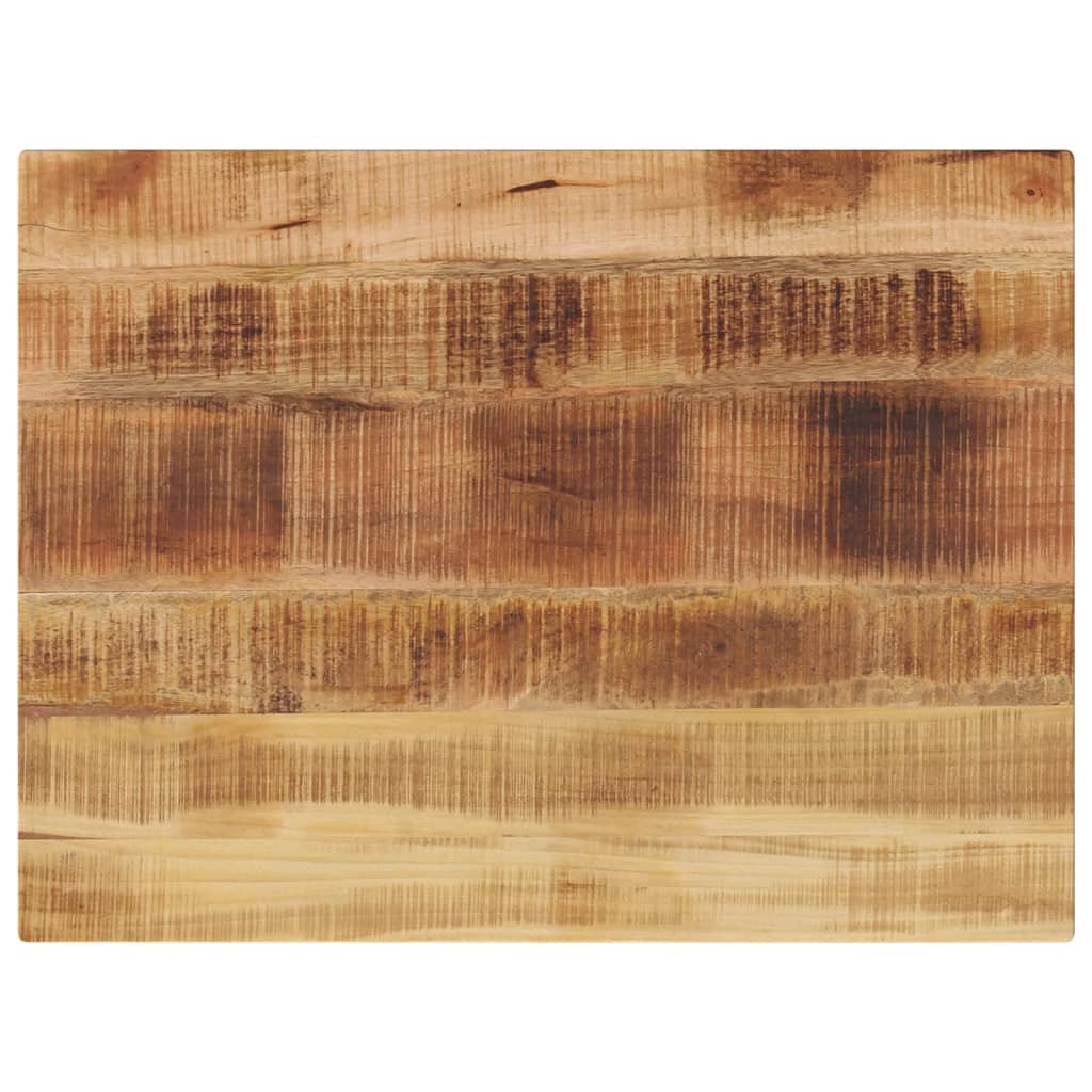 Table Top 90x60x2.5 cm Rectangular Solid Wood Rough Mango