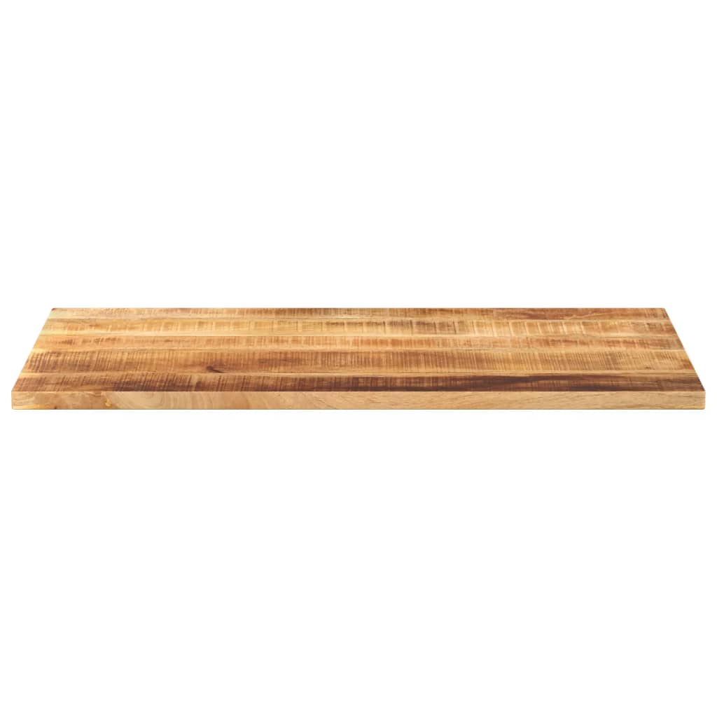 Table Top 110x60x2.5 cm Rectangular Solid Wood Rough Mango