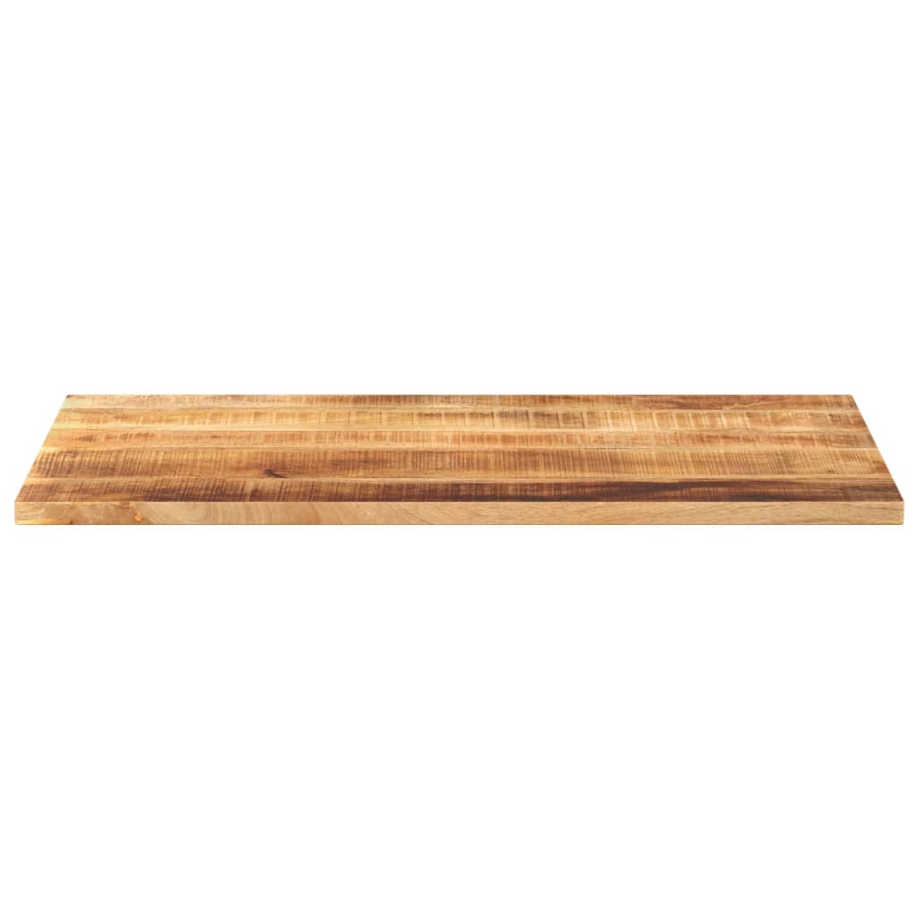 Table Top 120x60x1.5 cm Rectangular Solid Wood Rough Mango