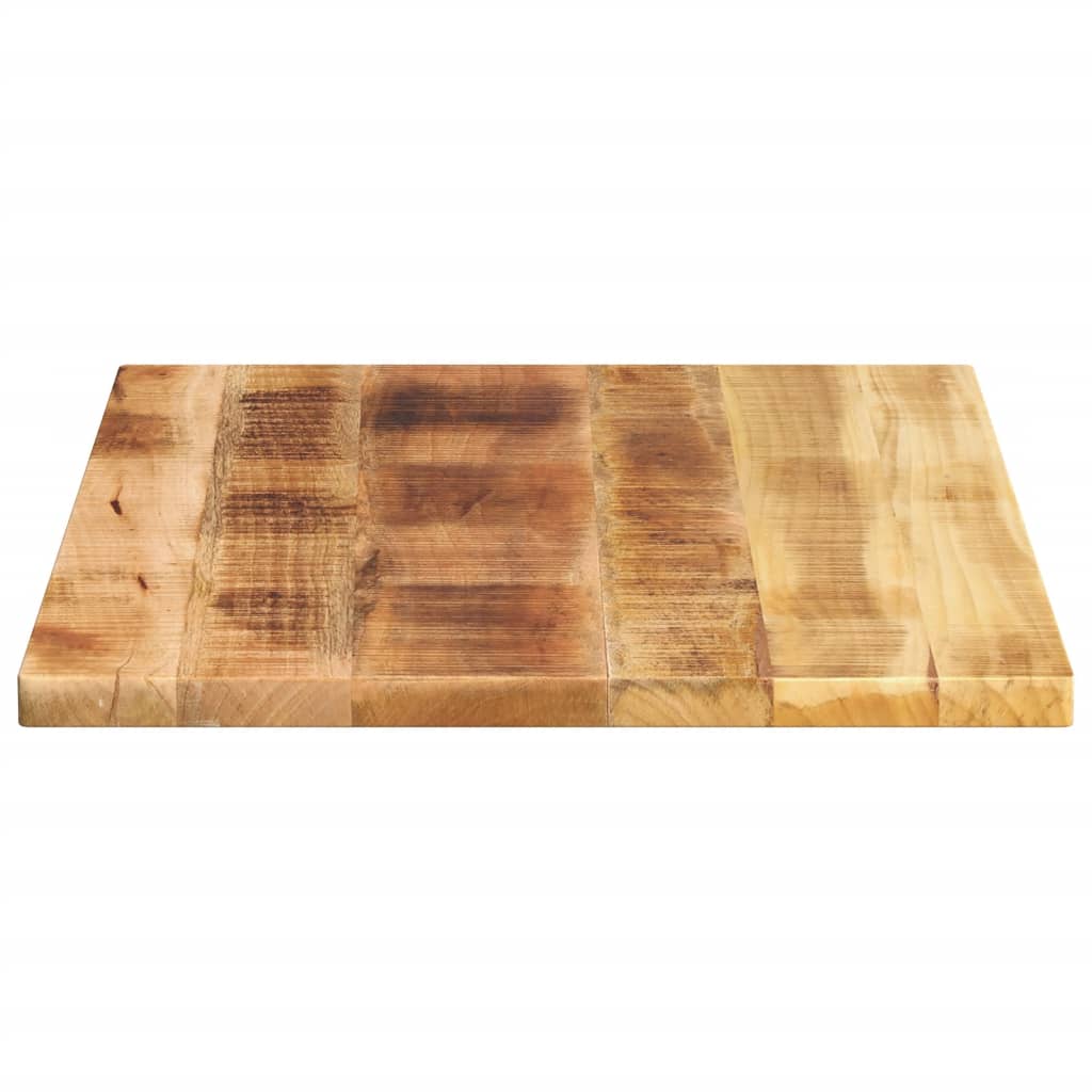 Table Top 90x70x2.5 cm Rectangular Solid Wood Rough Mango