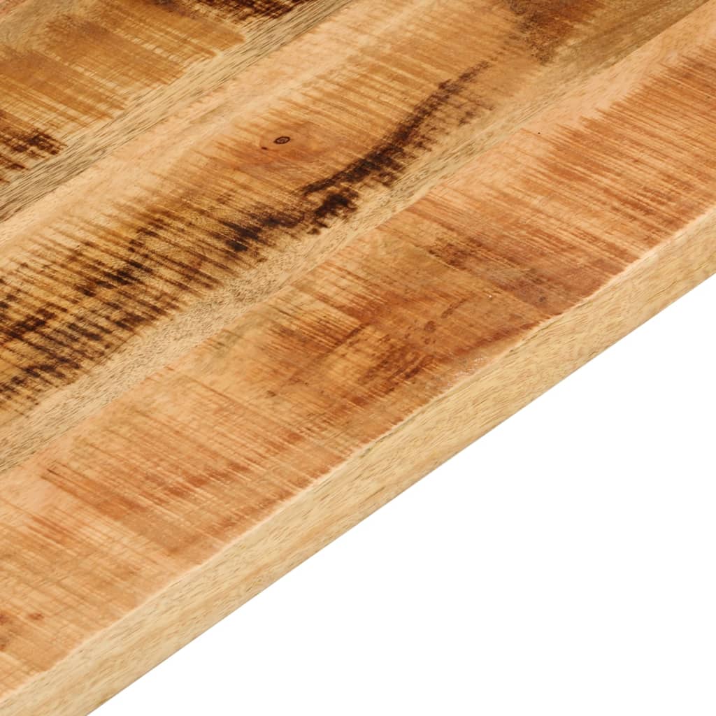 Table Top 100x70x2.5 cm Rectangular Solid Wood Rough Mango