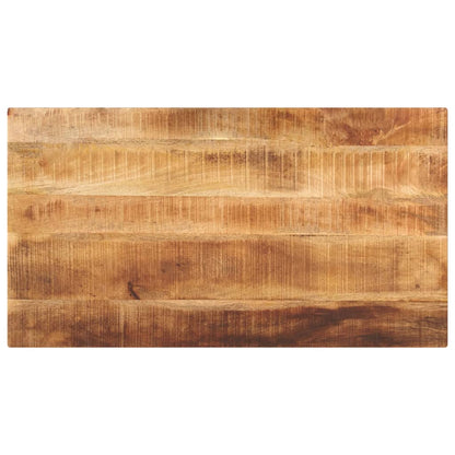 Table Top 110x70x2.5 cm Rectangular Solid Wood Rough Mango
