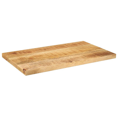 Table Top 50x40x3.8 cm Rectangular Solid Wood Rough Mango