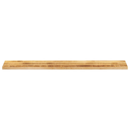 Table Top 140x40x3.8 cm Rectangular Solid Wood Rough Mango