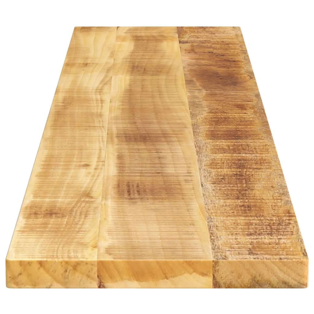 Table Top 160x40x3.8 cm Rectangular Solid Wood Rough Mango