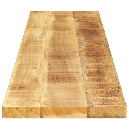 Table Top 160x40x3.8 cm Rectangular Solid Wood Rough Mango