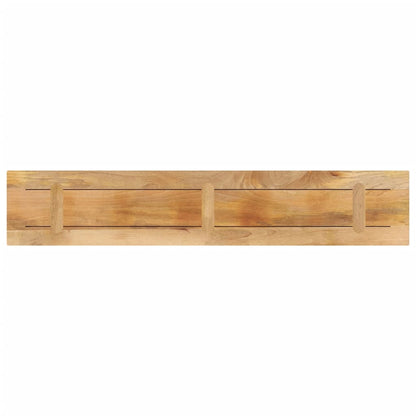 Table Top 160x40x3.8 cm Rectangular Solid Wood Rough Mango