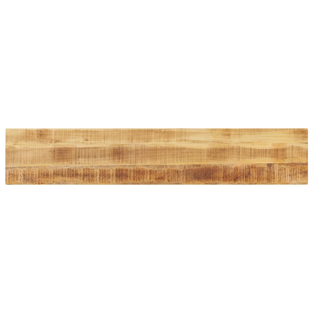 Table Top 180x40x3.8 cm Rectangular Solid Wood Rough Mango