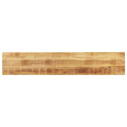 Table Top 180x40x3.8 cm Rectangular Solid Wood Rough Mango