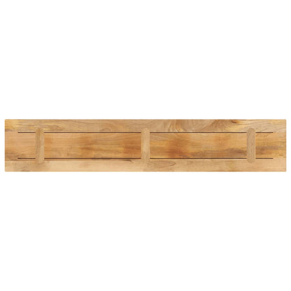 Table Top 180x40x3.8 cm Rectangular Solid Wood Rough Mango