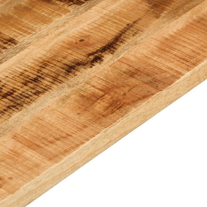Table Top 80x50x3.8 cm Rectangular Solid Wood Rough Mango