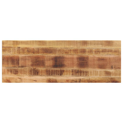 Table Top 140x50x3.8 cm Rectangular Solid Wood Rough Mango