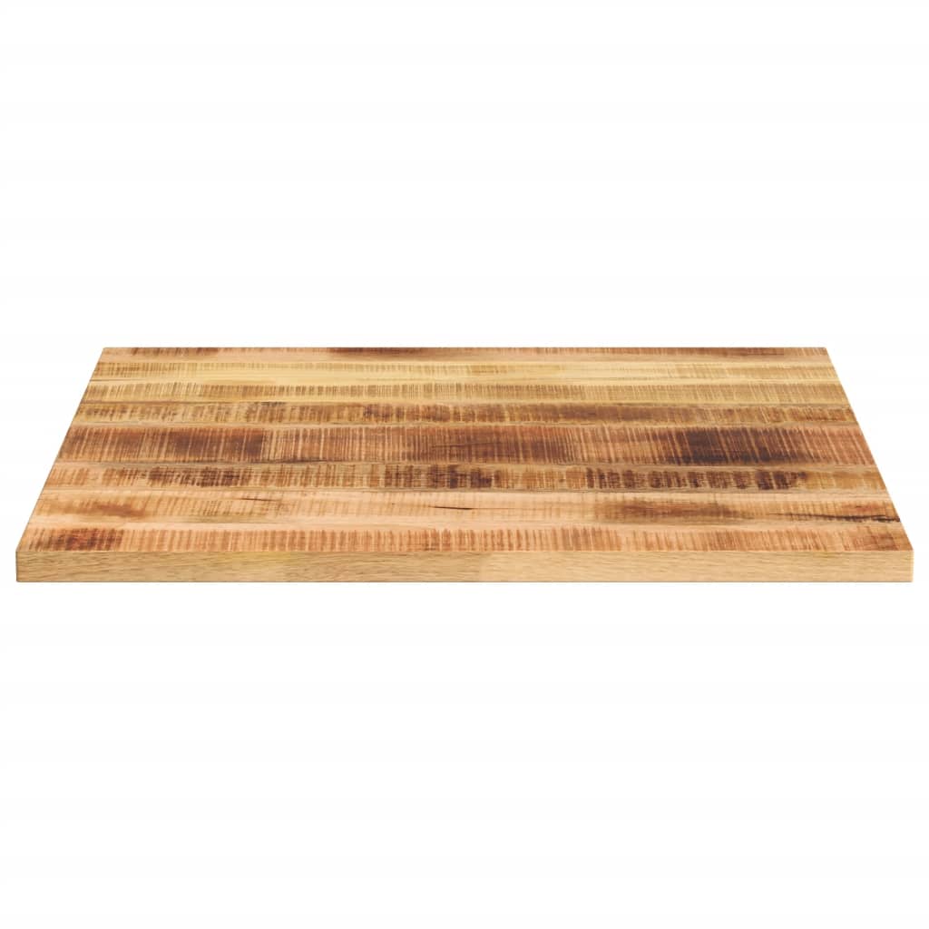 Table Top 70x70x3.8 cm Square Solid Wood Rough Mango