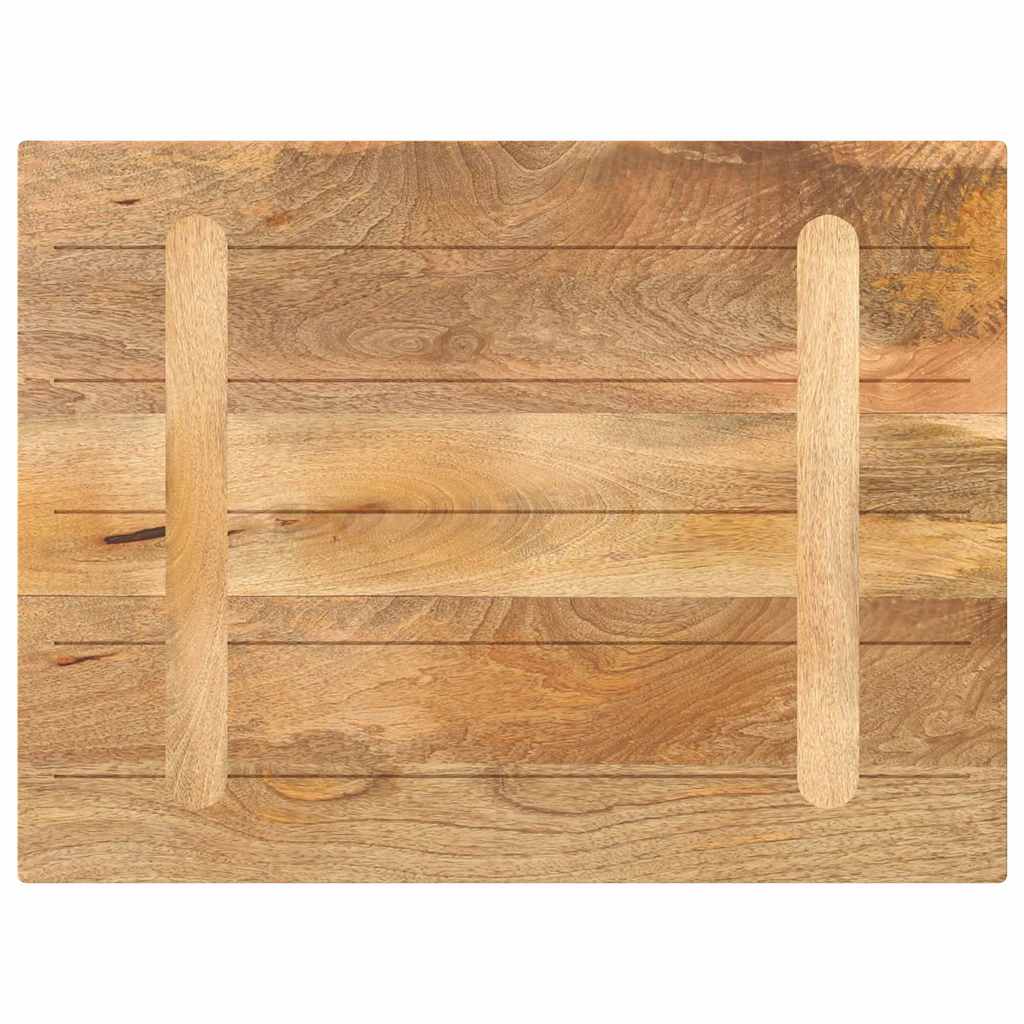 Table Top 90x70x2.5 cm Rectangular Solid Wood Mango