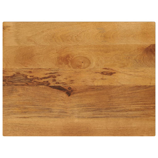 Table Top 80x60x2.5 cm Rectangular Solid Wood Mango