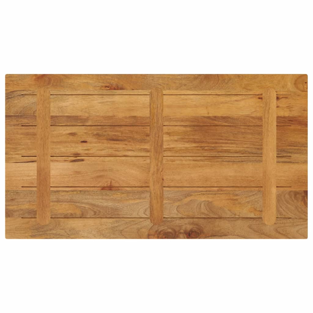 Table Top 110x60x2.5 cm Rectangular Solid Wood Mango
