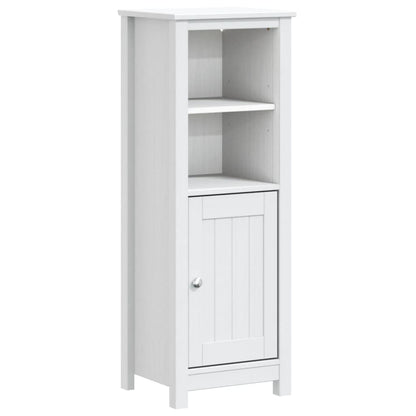 Bathroom Cabinet | White | Solid pine wood | 40 cm x 34 cm x 110 cm