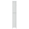 Over-the-Toilet Storage BERG White 23.6"x10.6"x64.8" Solid Wood