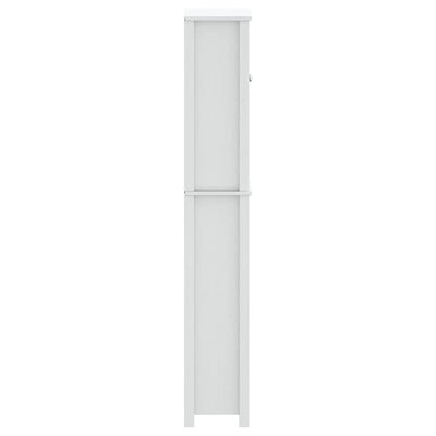 Over-the-Toilet Storage BERG White 23.6"x10.6"x64.8" Solid Wood
